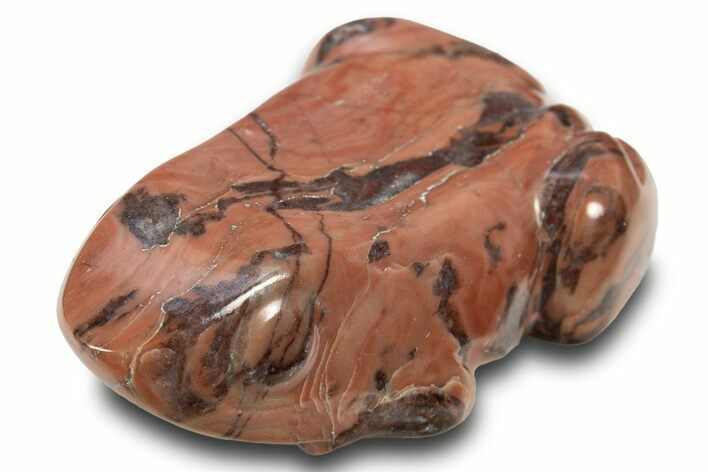 Polished Kona Dolomite Stone Frog - Michigan #309116